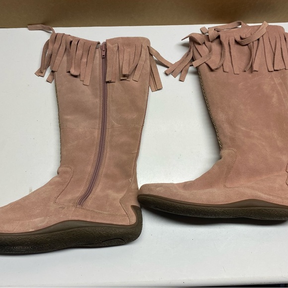 Ecco pink suede boots - Picture 2 of 4